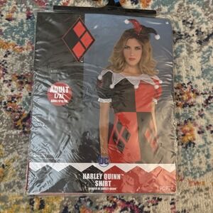 DC Comics Harley Quinn Costume Shirt Sz L/XL